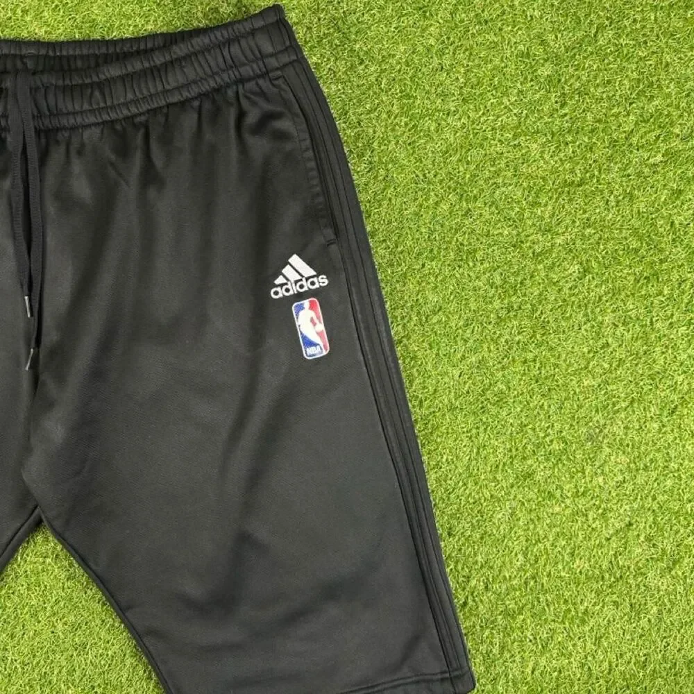 Adidas Men's Black and Navy Shorts